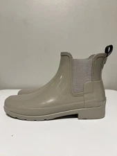 Hunter Original Refined Chelsea Gloss Rain Boots US 7 EU 38 UK 5
