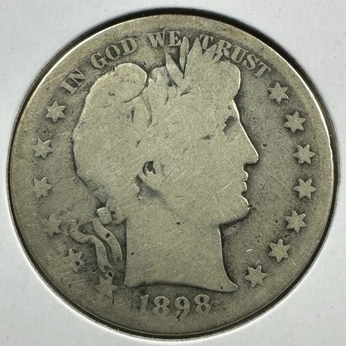 1898-S 50C Barber Half Dollar (88797)