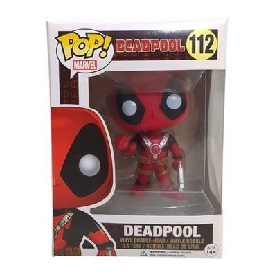 Funko Pop! Marvel - Deadpool (THUMB UP) #112 Vinyl Bobble-head