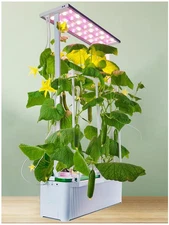 Large Hydroponics Growing System kit with Trellis,Smart Indoor Hydroponic Gar...