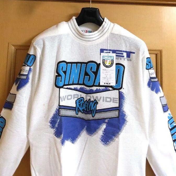 Vintage SINISALO Racing Motocross Jersey 80s 90s White M | eBay