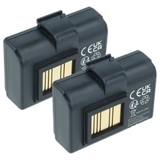 2 Batteries remplace Zebra P1051378 2600mAh 7,4V
