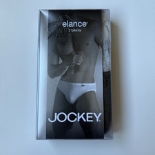 Jockey Elance Bikini 3-Pack Men  s XL NOS Deadstock Vintage 2006 100 Cotton 1014