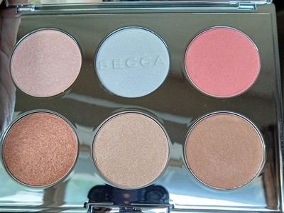 Becca Apres Ski Glow Face Palette 6 Bronzer Blush Highlighter Blushed Copper