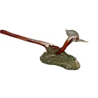 Vintage Murano Style Glass Road Runner 18in Orange - Beautiful Piece