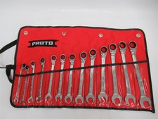 Proto Reversible Ratcheting Combination Wrench Set: 13 Pc GP3139419