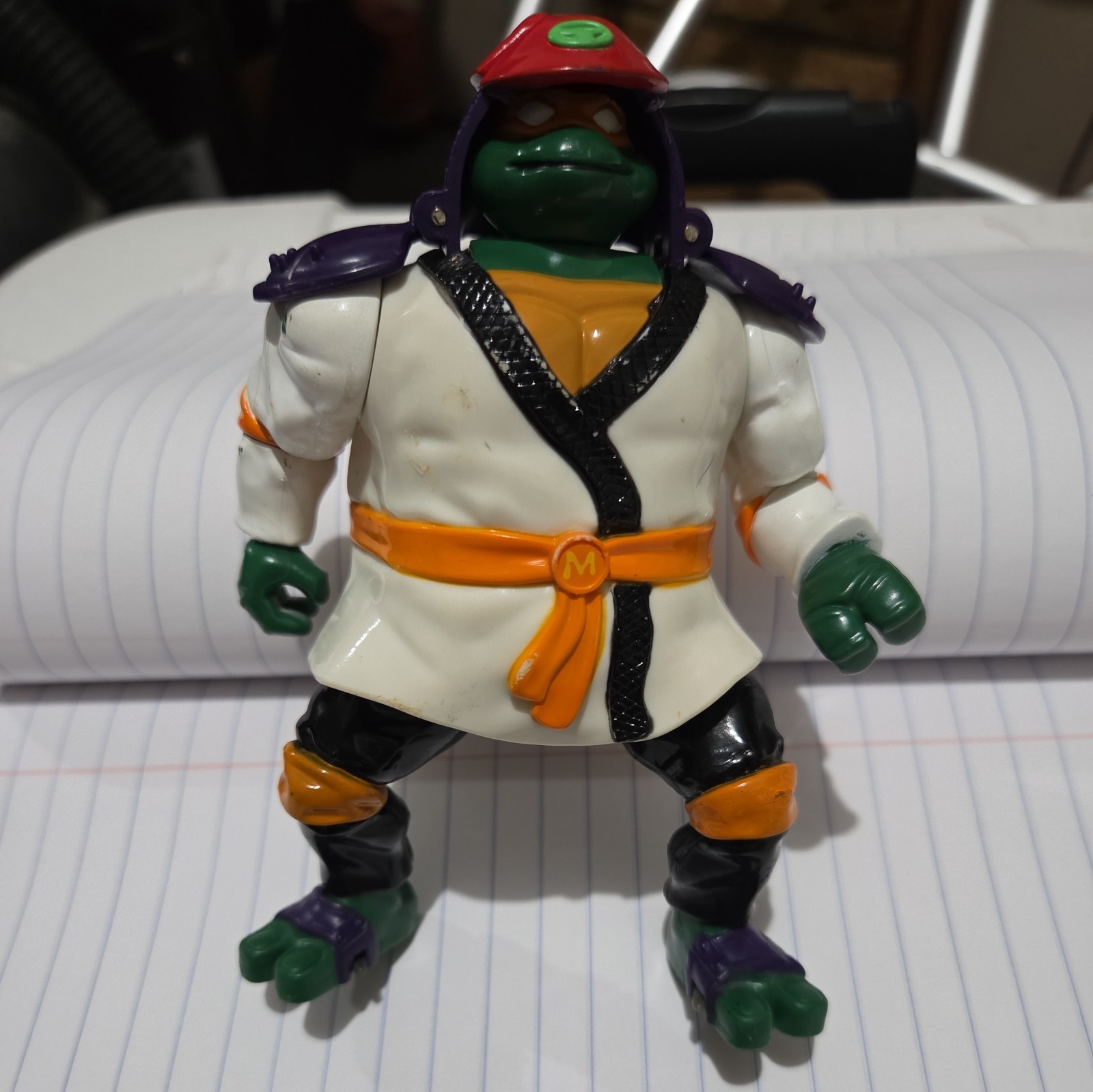 1993 Playmates TMNT Teenage Mutant Ninja Turtles Auto Mutations Night Ninja Mike