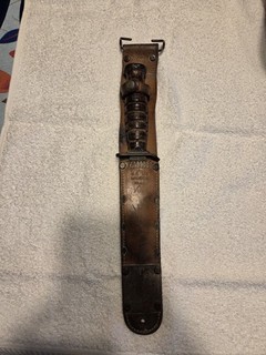 WW2 M3 KNIFE M6 MILSCO LEATHER CAMMILUS 1943 M3 ORIGINAL