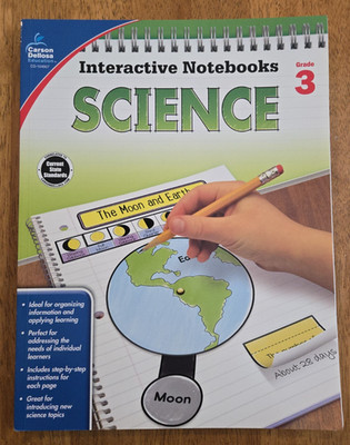 Carson Dellosa | Science Interactive Notebook | 3rd Grade, 96pgs