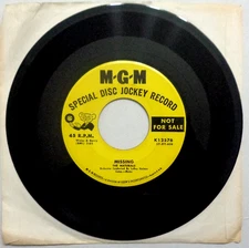 The Naturals: Missing b/w Patti Ann 1957 MGM Records K12576 Promo Pressing VG++