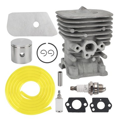 For Husqvarna 545008082 Piston and Cylinder Kit Jonsered 128C 128CD 128L 128LD