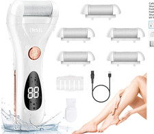 Electric Foot Callus Remover Shaver Rechargeable Waterproof Pedicure Tools Kit