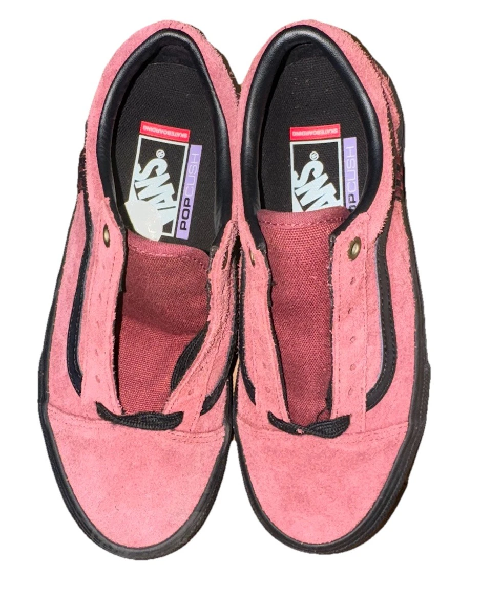 Vans Skate Old Skool Hairy Suede - Burgundy Red for sale | eBay display picture 2
