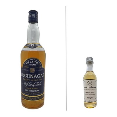 Whisky Sample Royal Lochnagar 12 Y Deeside 70° Proof, E-Bourbon C., 40,0%, 5cl