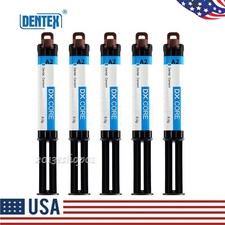 Dentex Dental Dual Cure Flowable Composite Resin A2 Core Build Up Syringe