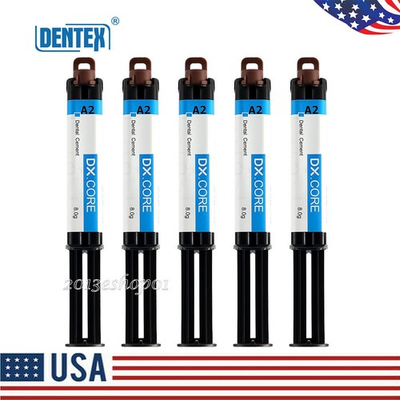 #ad #ad Dentex Dental Dual Cure Flowable Composite Resin A2 Core Build Up Syringe $231.99