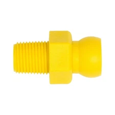 LOC-LINE 45405 Connectors,Acid Resistant,1/8 NPT,PK4 6Y730