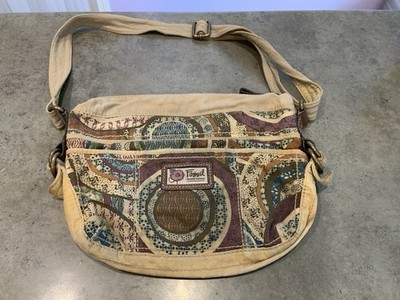 Fossil Modern Vintage Purse Shoulder Bag Strap Adjustable Many Compartments