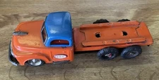 VINTAGE SSS JAPAN FRICTION POWERED PRESSED STEEL TOY TRUCK