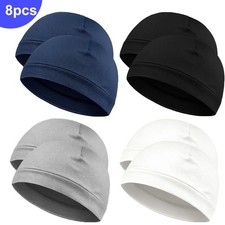 8PCS Brimless Beanie Hats for Men Women Warm Knit Skull Caps for Winter, Outdoor
