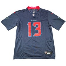 Houston Texans Nike Elite Jersey Mens L New Alternate H-Town Blue #13