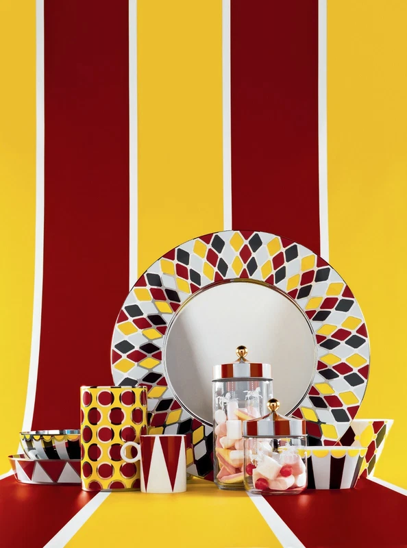 Barattolo da Cucina in Vetro 50 cl ALESSI Circus MW30/50 Tappo Banda Stagnata, fotografia 4 di 4