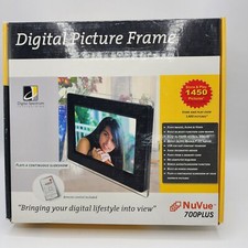 NuVue 700 Plus Digital Spectrum Picture Frame Holds 1400 Pictures New Open Box.