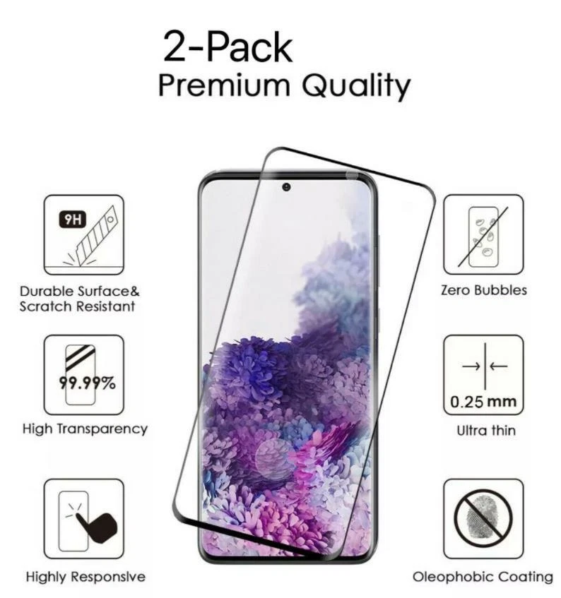 2Pack Tempered Glass Full Screen Protector For Samsung Galaxy Note 20 /N20 Ultra - Image 2 of 2