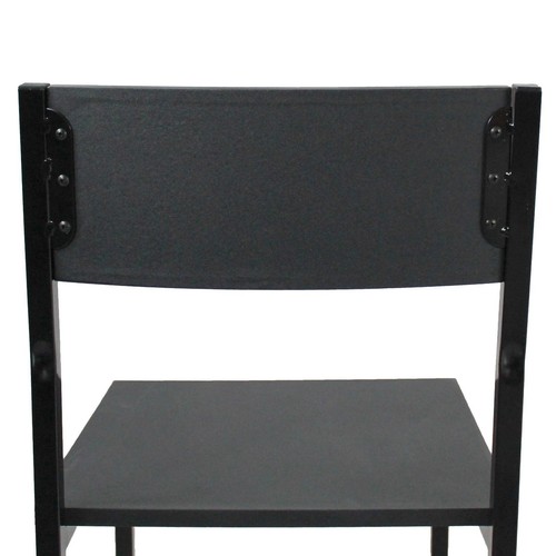 SET 2 HOCKER Design KÜCHE Ecke Bar MODERN Stühle Farbe SCHWARZ Mod. LIGNANO - Bild 12 von 12