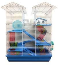 Happy Fun Land For Syrian Dwarf Hamster Habitat Rodent Gerbil Mouse Mice Cage
