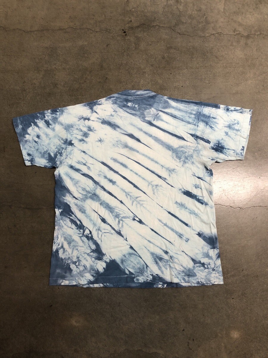 Vintage 80's Led Zeppelin Icarus Angel Symbol Tie Dye Graphic T