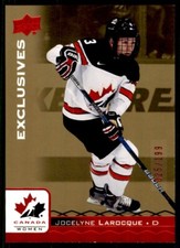 2017-18 UPPER DECK TEAM CANADA WOMEN RED EXCLUSIVES JOCELYNE LAROCQUE 025/199
