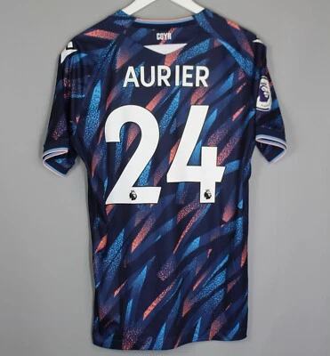NOTTINGHAM FOREST 2022 2023 THIRD FOOTBALL SHIRT JERSEY #24 AURIER MACRON 3RD - Image 1 of 4