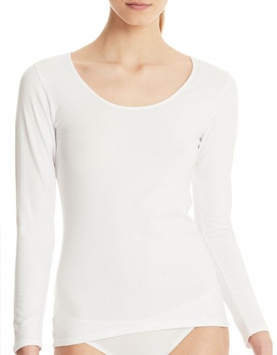 DUE Canottiere donna RAGNO maglia Intima caldo cotone manica lunga 071639 |  eBay
