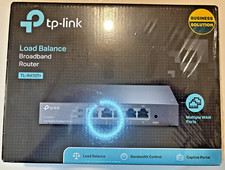 TP-Link TL-R470T 5 Port 10/100 Mbps Load Balance Broadband Router, Tested, Open