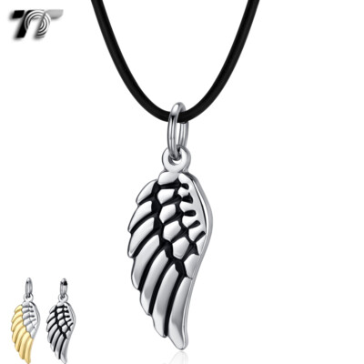 High Quality TT 316L Stainless Steel Angel Wing Pendant (NP357