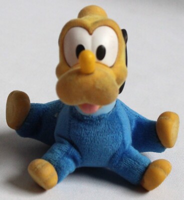 Vintage Disney Baby Pluto 5'' Stuffed Animal Toy 1980's?