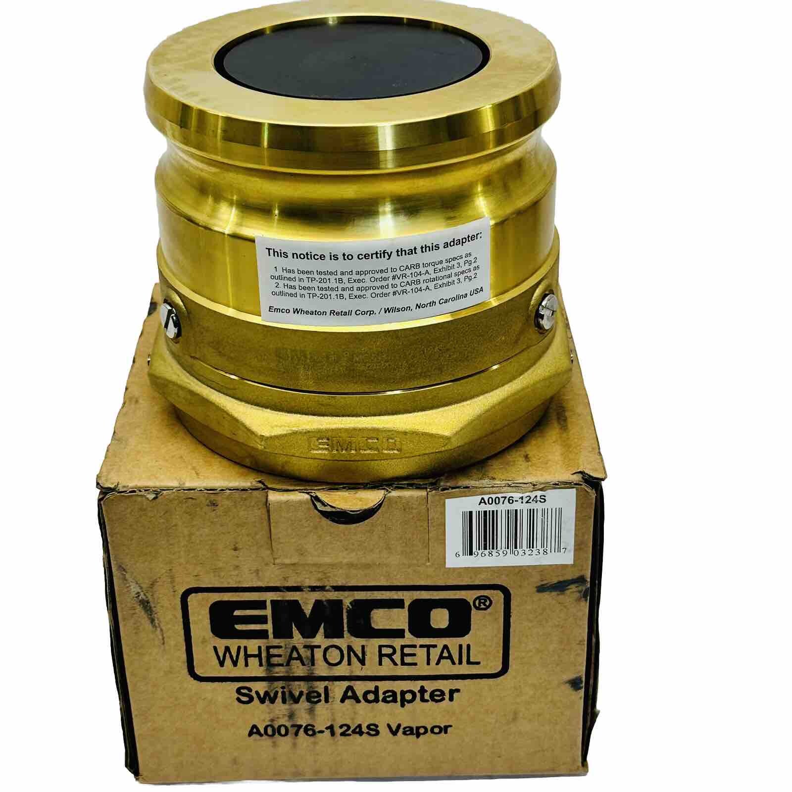 EMCO WHEATON 4" BRASS VAPOR ADAPTER SWIVEL A0076124S eBay