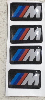BMW M Wheel Emblem Sticker Thick Badge M1 3 5 6 X3 5 6 M Tech 4X