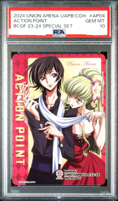 PSA 10 Union Arena Card Code Geass Special Set Action Point AP