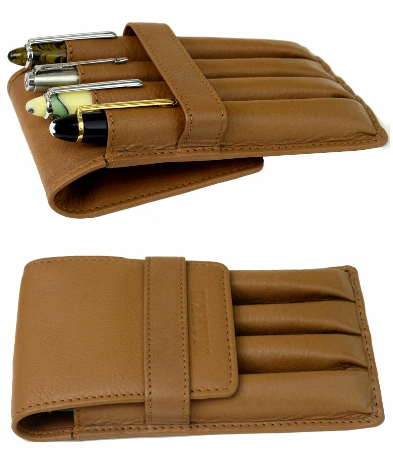 Tan pen case