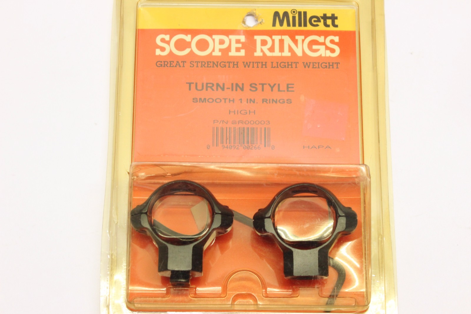Millett High Scope Rings TurnIn Style Matte Nickel or Gloss Vintage