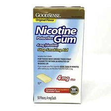GoodSense Nicotine Gum 4 mg 50 pieces