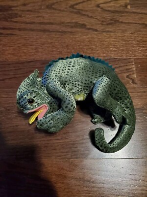 Azrock Tile Flooring Chameleon Lizard Iguana Green  Plush Stuffed Animal Gecko 