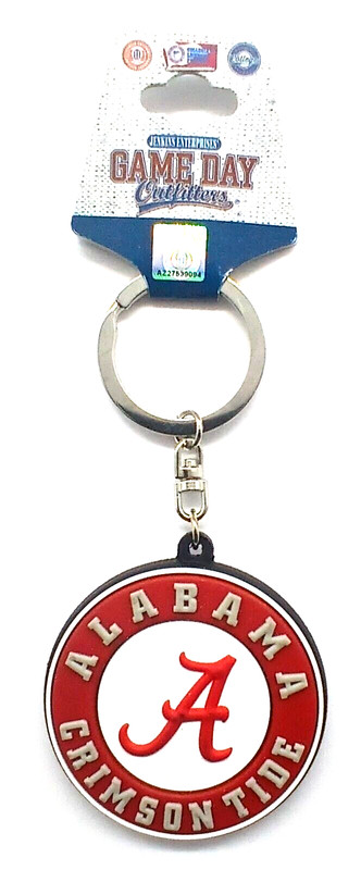 Vintage NOS Alabama Crimson Tide Sports Keychain Keyring