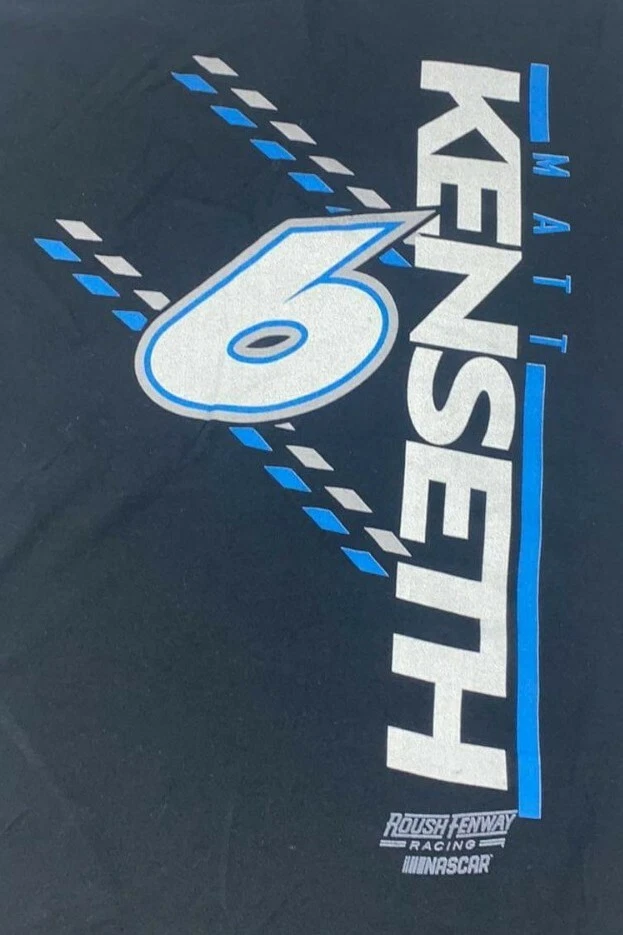 Camiseta NASCAR Matt Kenseth Fanatics Track Bar Negra Talla Mediana Foto 3 de 4