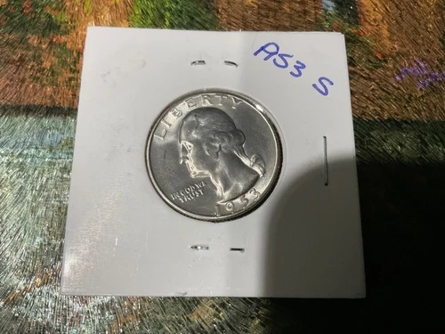 1953 S Washington Quarter Uncirculated Mint State 90% Silver value $17.50