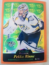 pekka rinne Predators Opeechee Platinum 15-16 Retro Orange Rainbow 21/49 NHL
