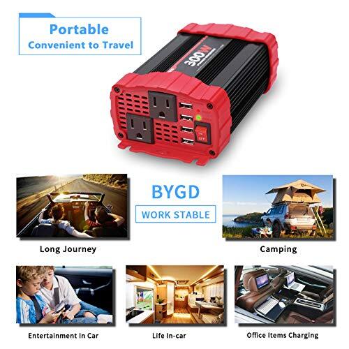 Convertidor De DC 12V A 110V AC Con USB Para Carro Auto Inversor ...