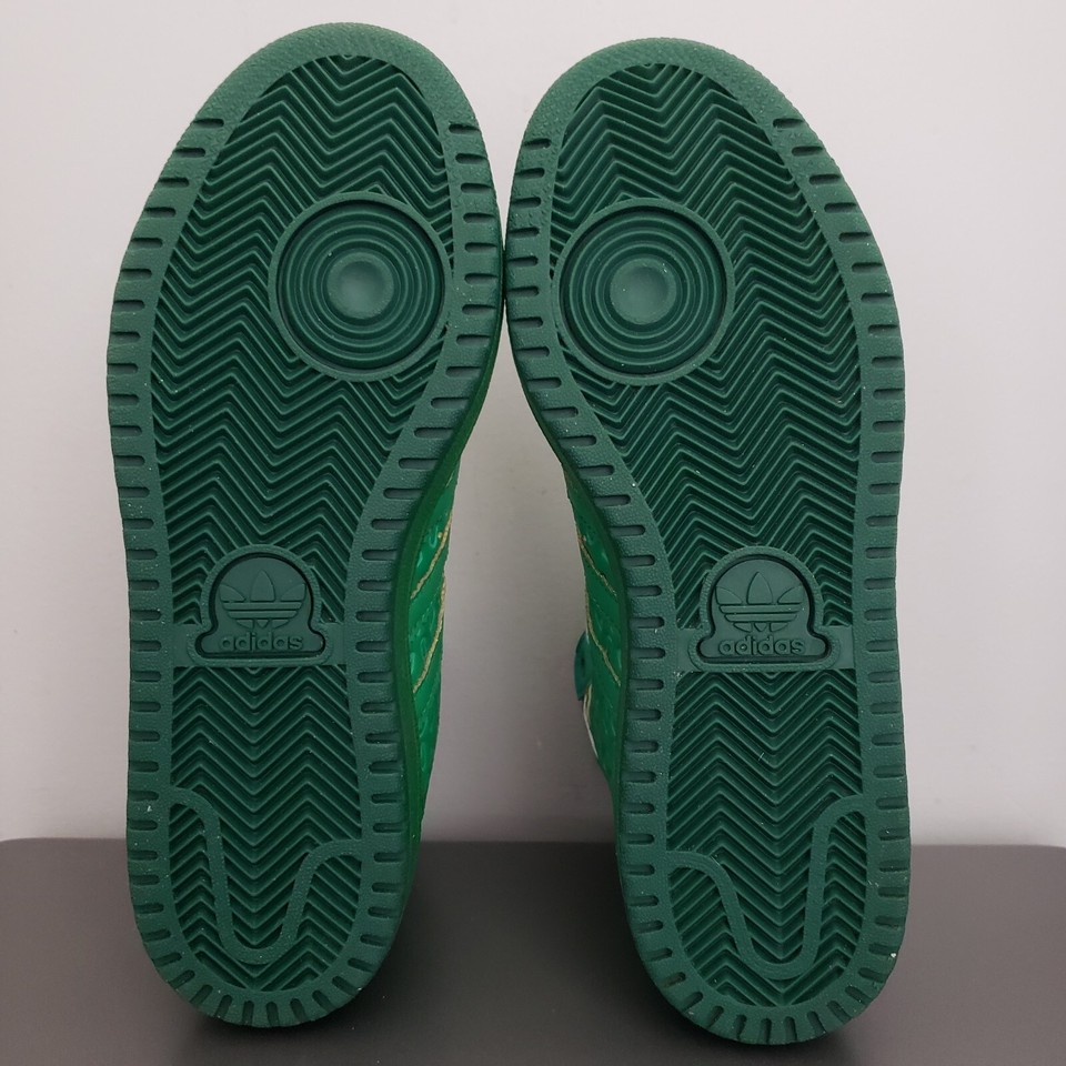 Adidas X Disney Top 10 Hi Toy Story Rex Youth Size 5 Shoes Green